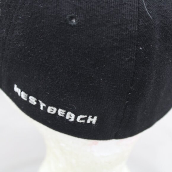 Vintage Snowboard Hat - Westbeach Original 3 Surfer Logo - Adult Stretch Fit - Picture 6 of 9